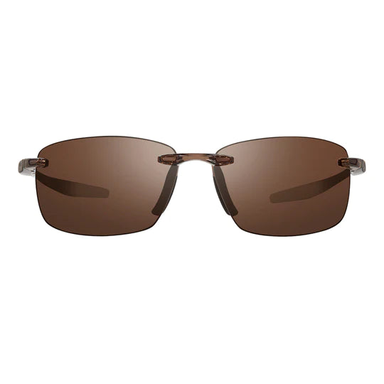 thumbnail interactive-video image 1 of REVO Descend N Blush Crystal Polarized Sunglasses – Champagne Rose Lens 4059 1 of 5