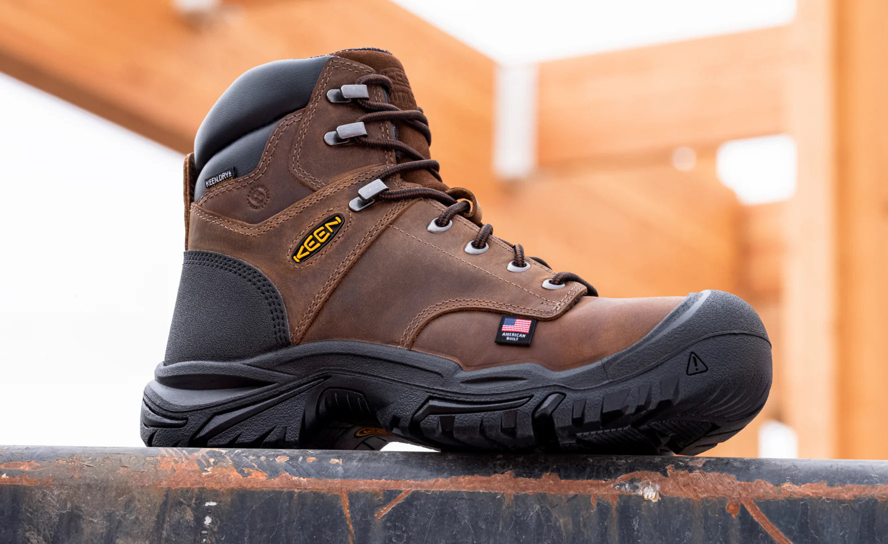 Keen Men's Mt Vernon II 6" Waterproof Boot (Steel Toe)