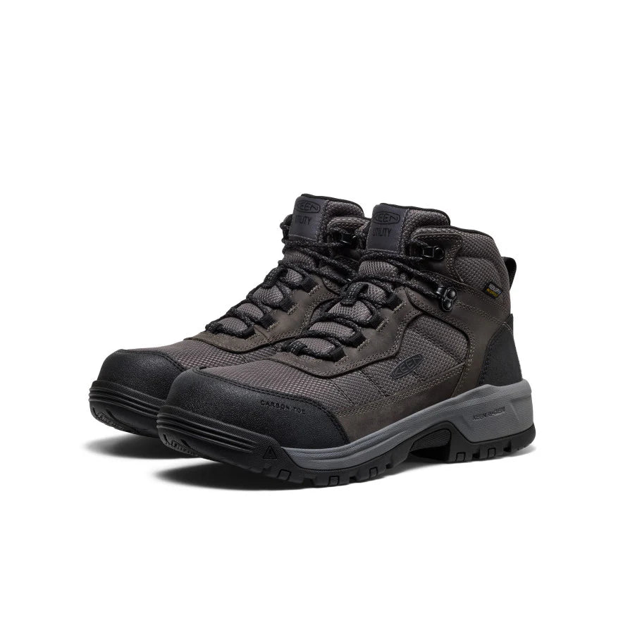 Keen Mens Skokie WP Work Boot (Carbon Toe)