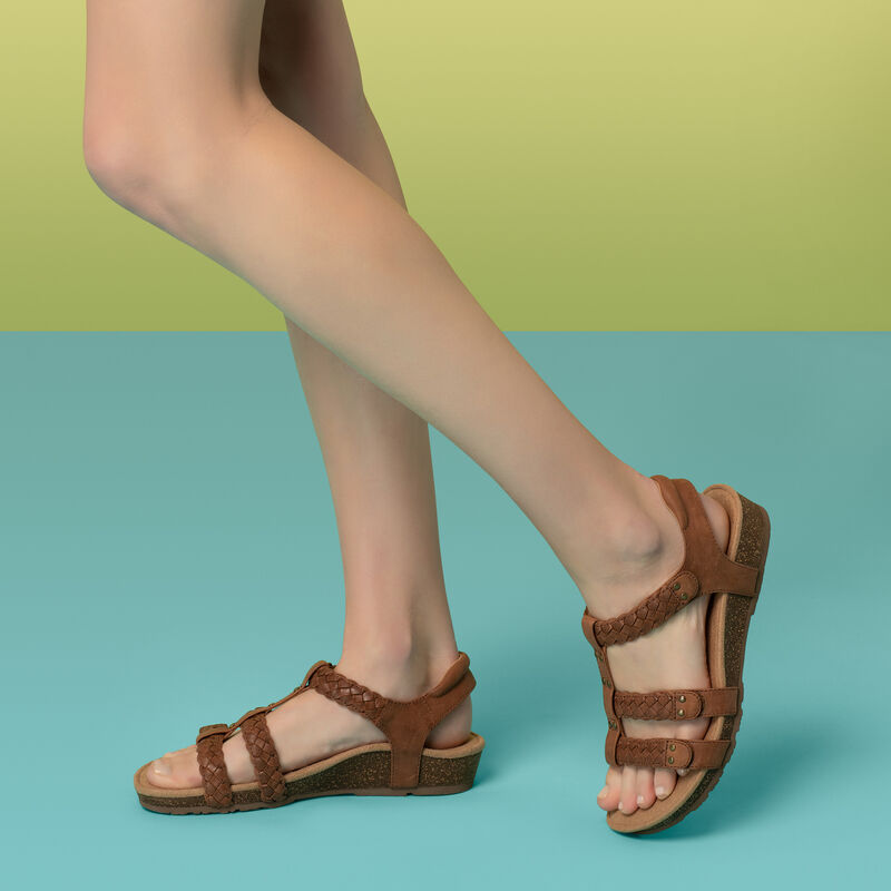 Aetrex Reese Adjustable Gladiator Sandal
